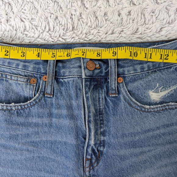 Double frayed madewell classic straight Jean size 25 excellent condition 👖 - Picture 4 of 9